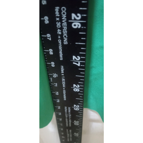 Susan Graver X-Large XL Top Layered Tiers 3/4 Sleeves Round Neck Stretch Green - Picture 4 of 6